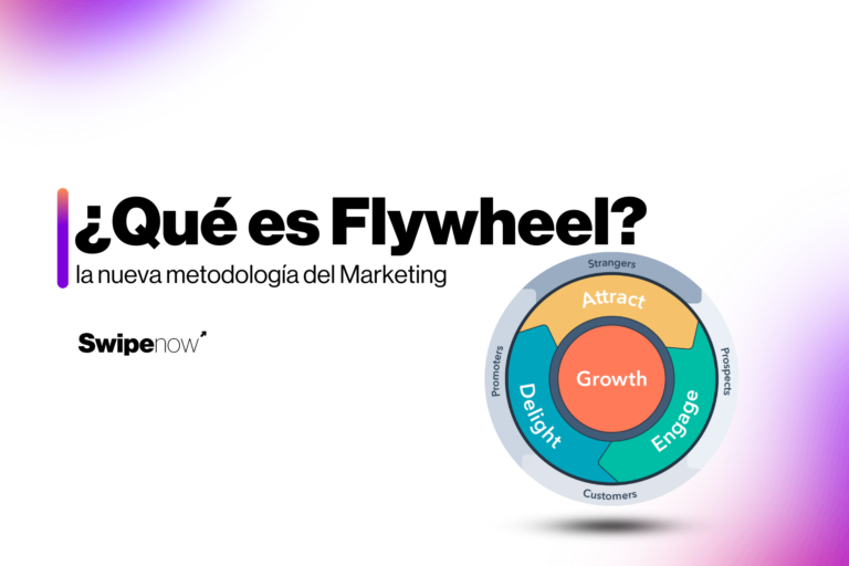 Imagen representativa del Flywheel: el ciclo basado en el cliente. Ilustra el impulso continuo, la interacción fluida y la energía sostenible en contraste con el modelo tradicional de embudo de ventas. Descubre cómo esta metodología revoluciona el enfoque empresarial hacia la retención