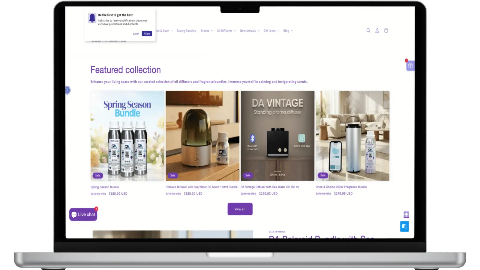 Tienda Shopify Deli Ambience