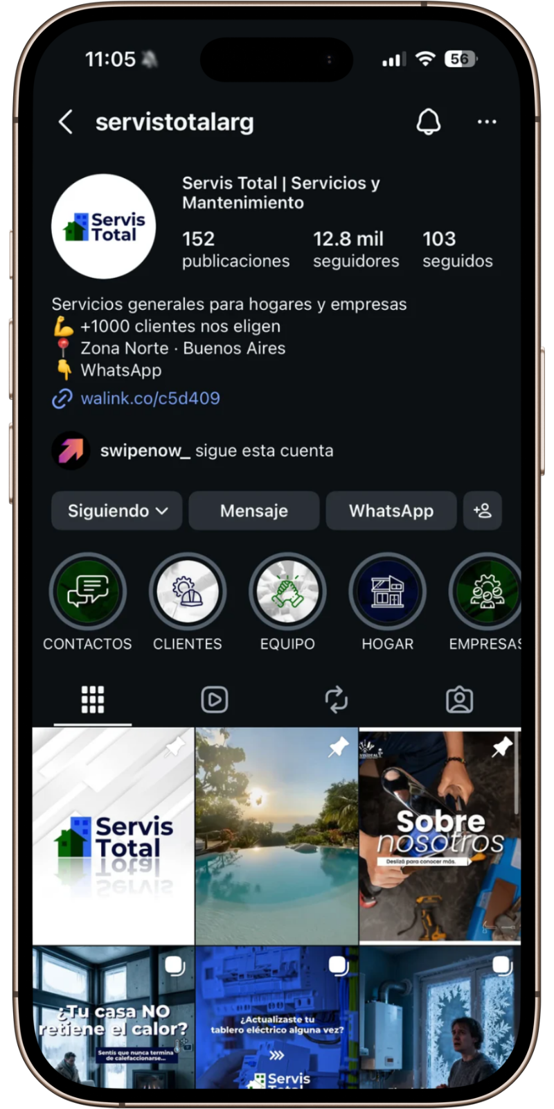 Feed Instagram ServisTotal